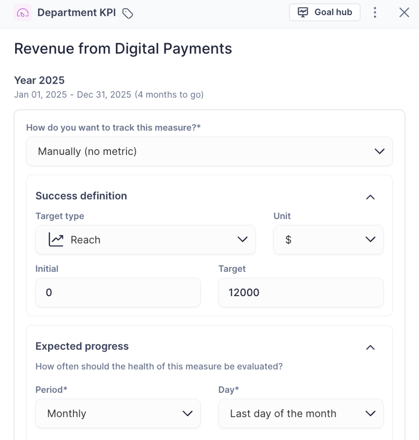 2.4.2.1 - Measure Custom Targets and Expected Progress